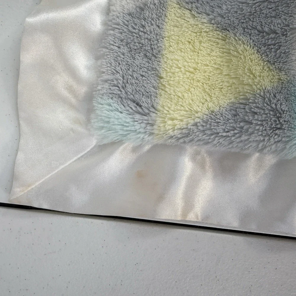 Baby Essentials Dog‎ Lovey Puppy Security Blanket Satin Trim Pastel Snuggle Dog
